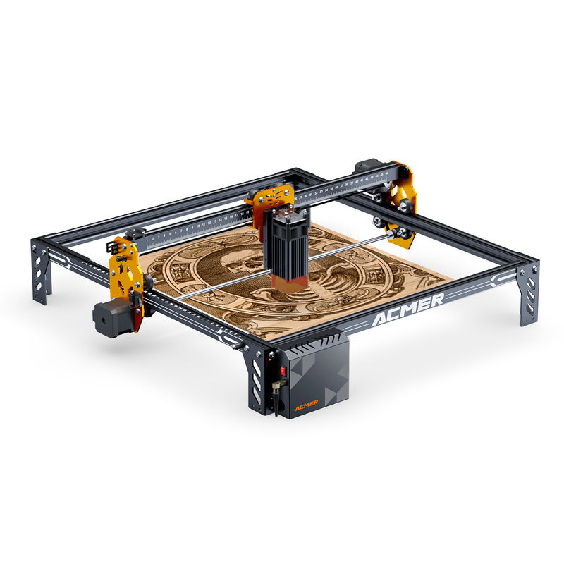 ACMER P1S Pro 6W Machine de gravure au laser de haute précision 24V 3A Laser à diode continue