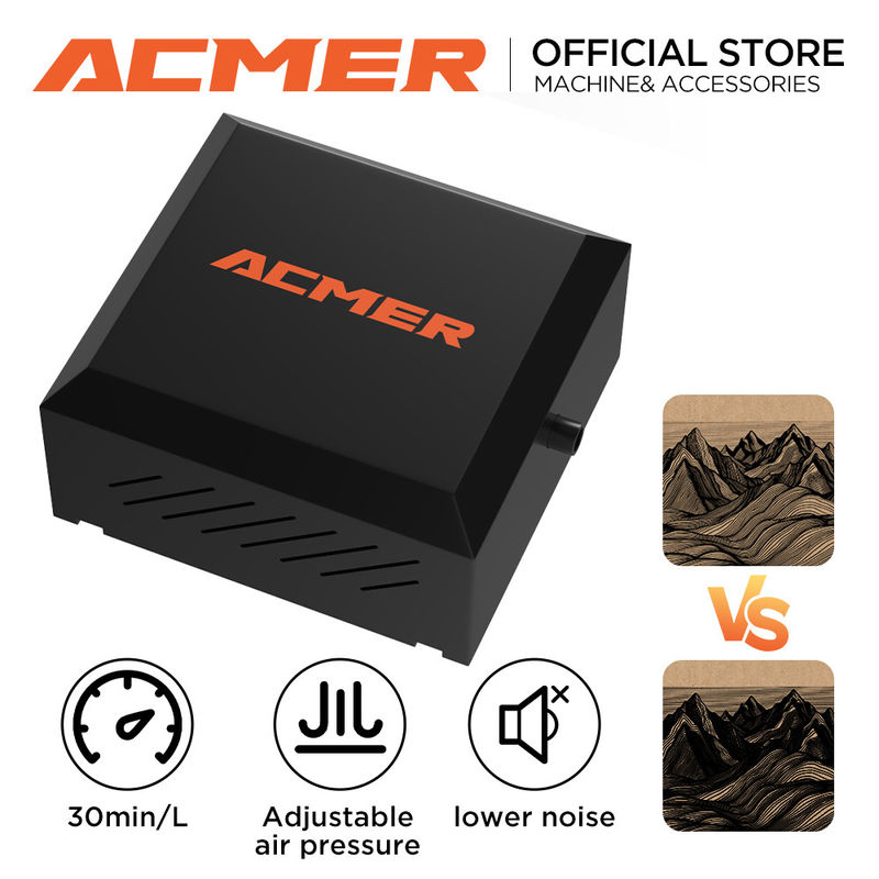 1.8kg 110V-220V Laser Engraver pompe d'assistance à l'air UE I US I Royaume-Uni