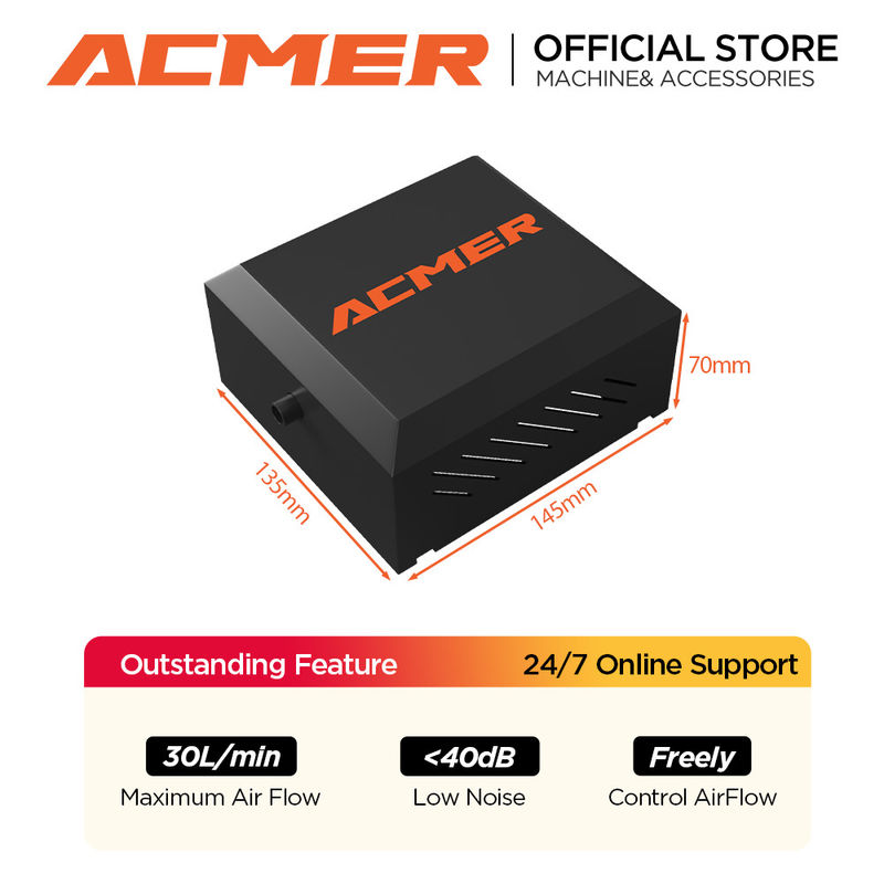 ACMER C4 Laser Engraver pompe d'assistance à l'air UE I US I Royaume-Uni